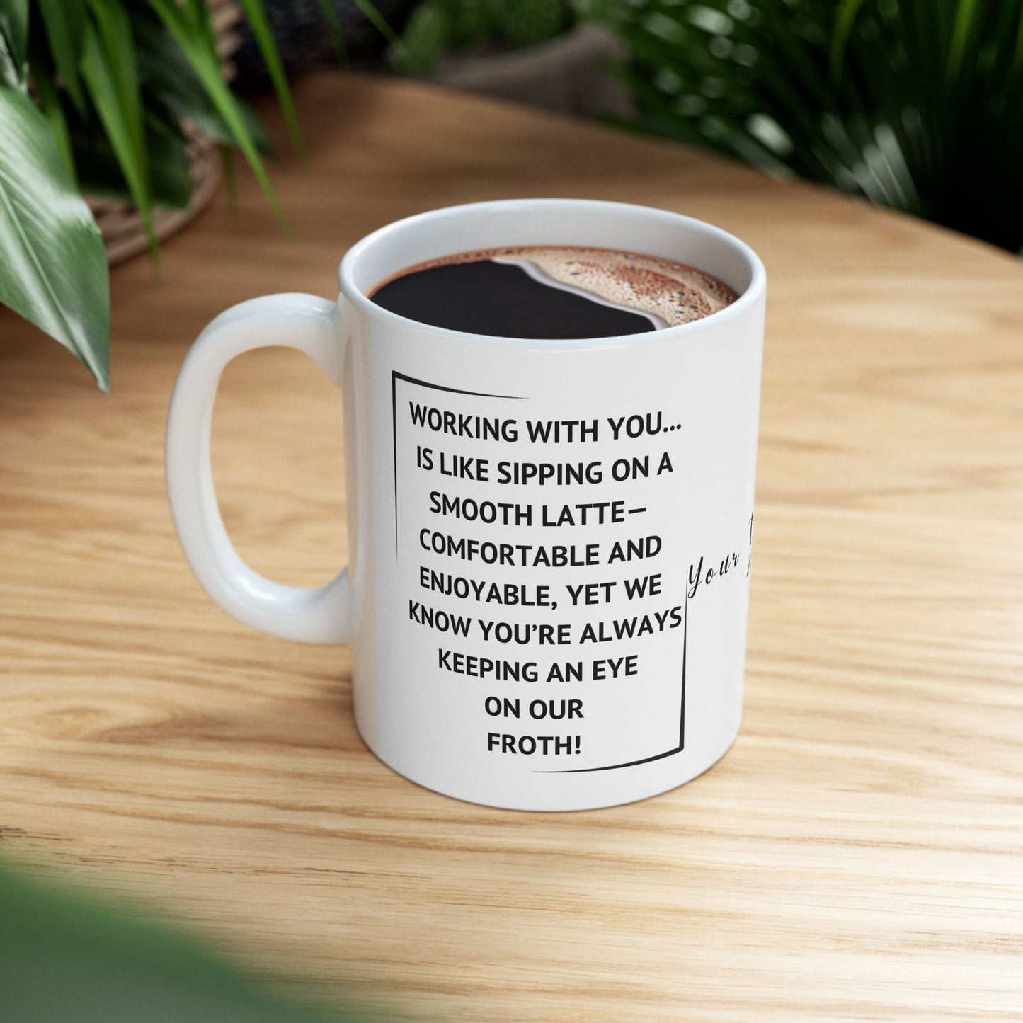 Funny Boss Ceramic Mug, Christmas Funny Gift , For your Boss
