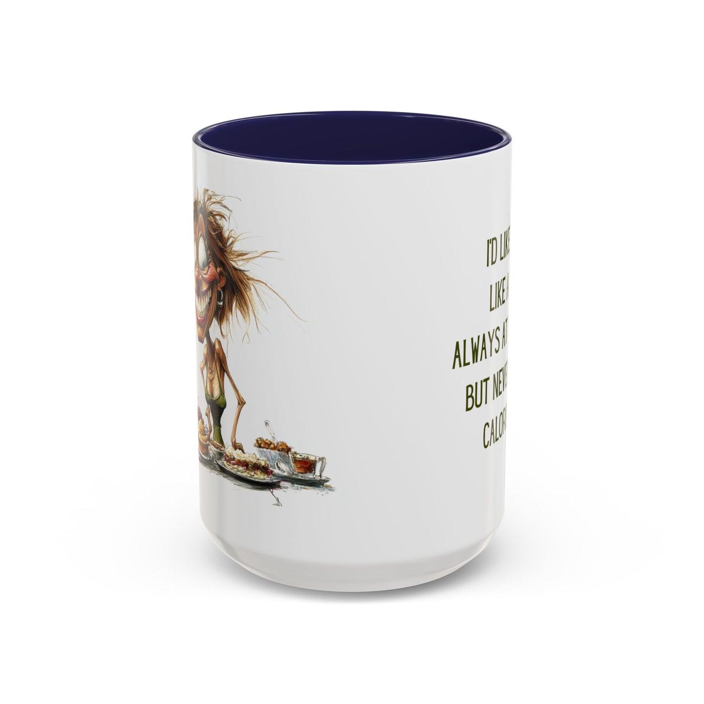 Coffee Mug - Funny Gift, I'd Like To Be Like A Diet - lets give it a whirl