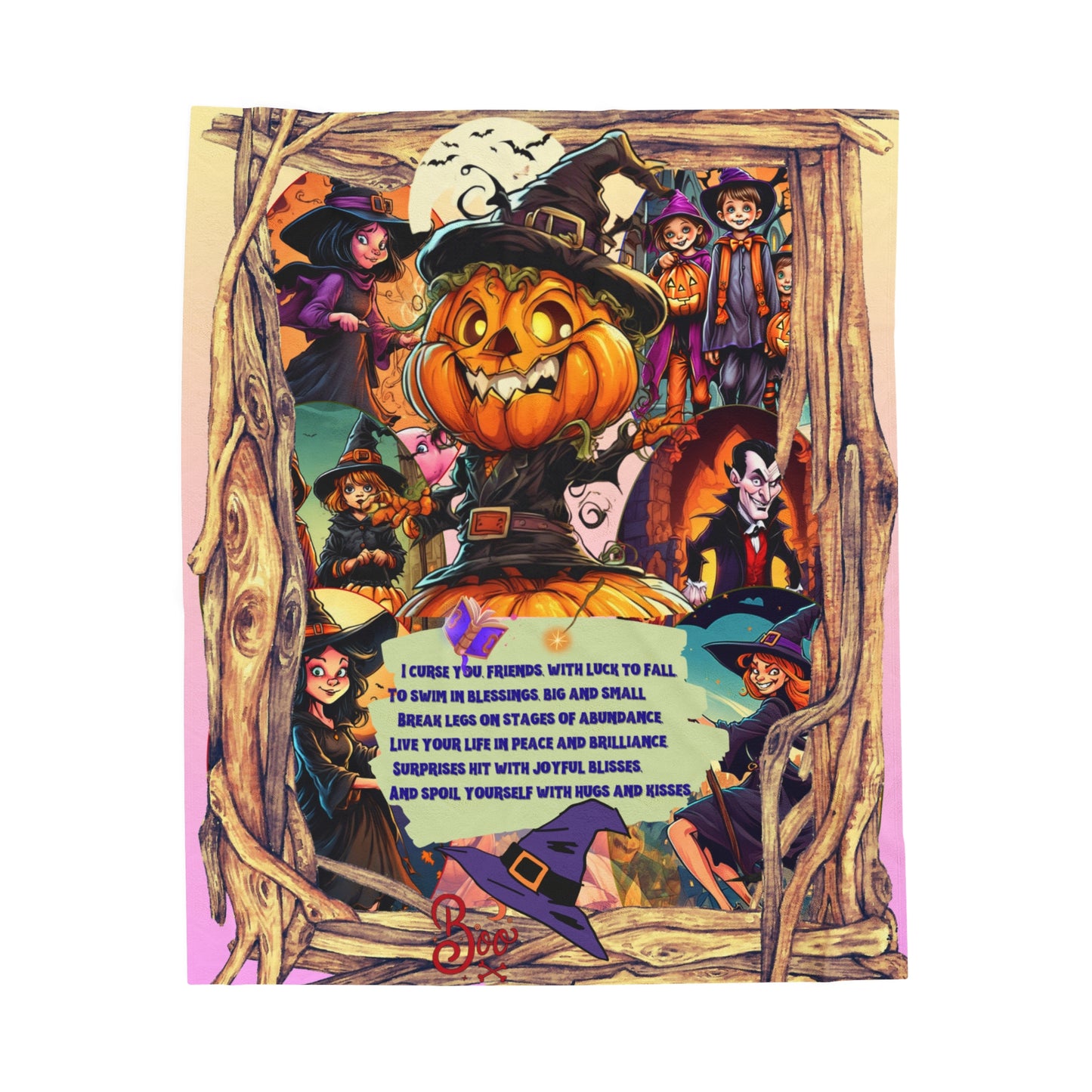 Good Witch - Curse Velveteen Plush Blanket