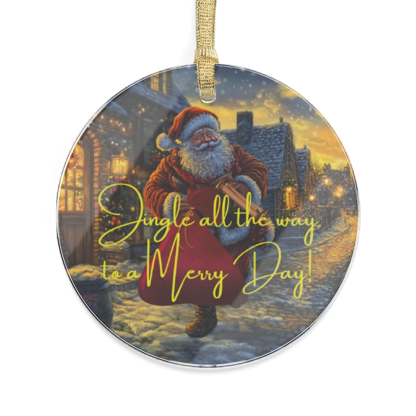 Acrylic Ornaments Bundle I Jingle All The Way To A Merry Day I Christmas Tree Decorations - lets give it a whirl