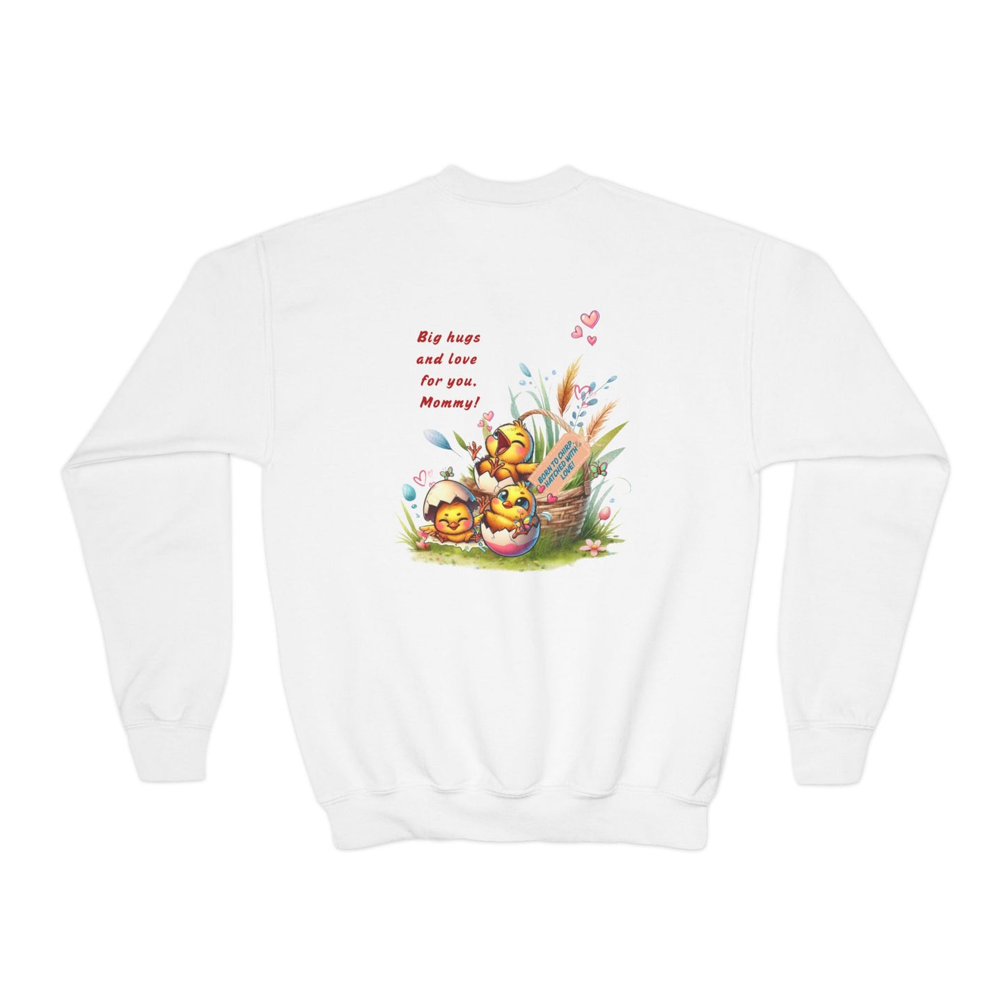 Funny Emotional Messages Youth Crewneck Sweatshirt - Perfect Gift for Mother's Day