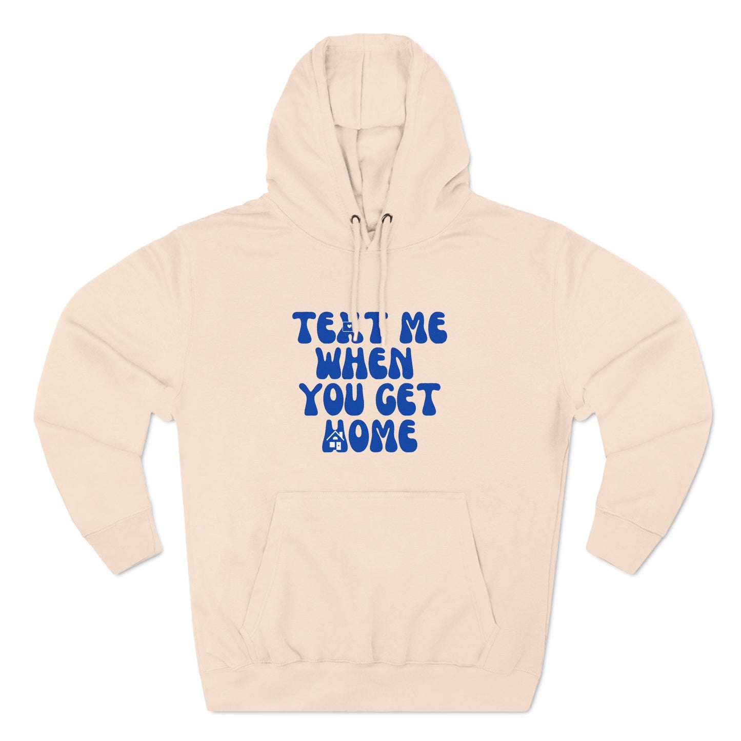 Three-Panel Fleece Hoodie