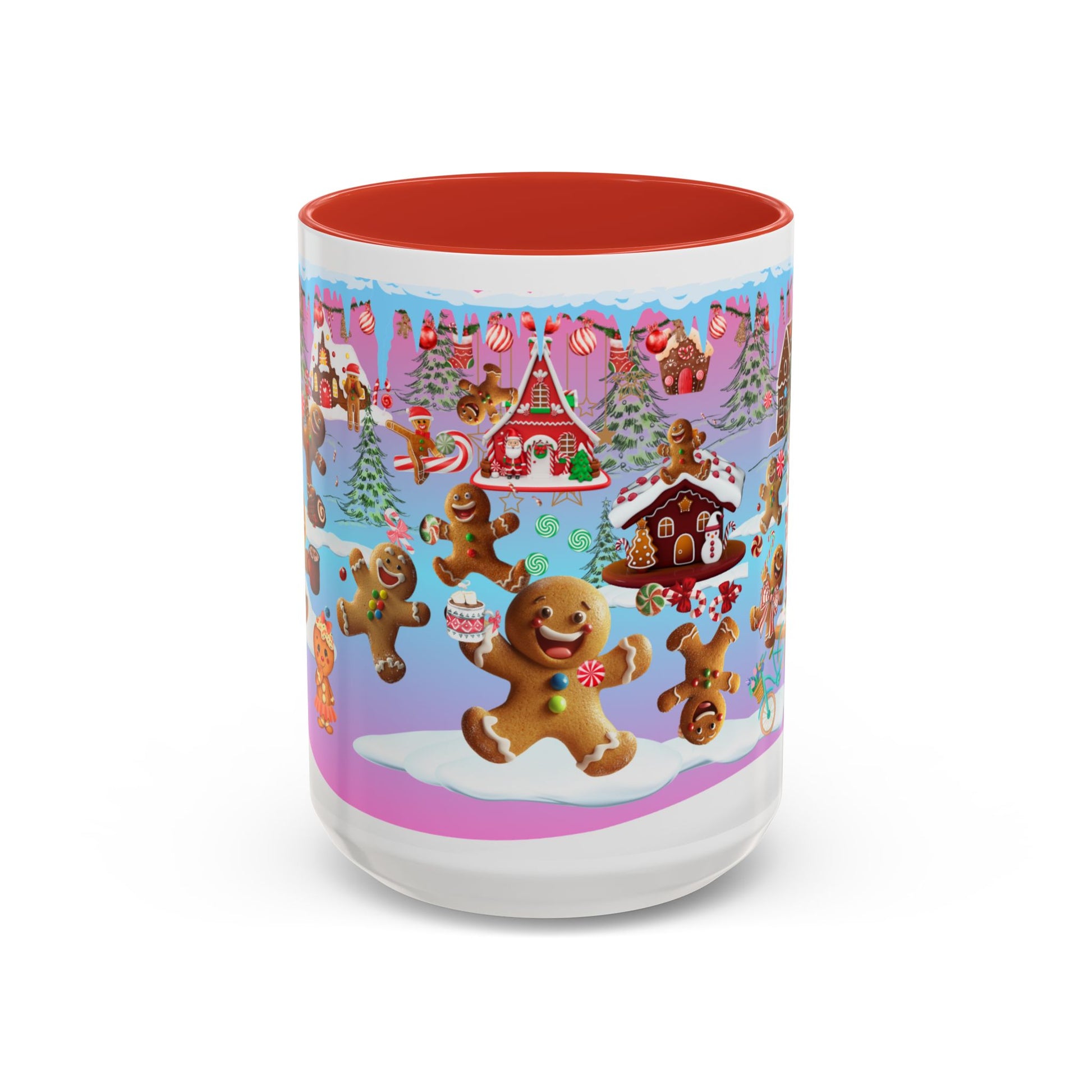 Coffee Mug - Gingerbreads Village Funny Design, 11oz & 15oz Funny Mug - lets give it a whirl
