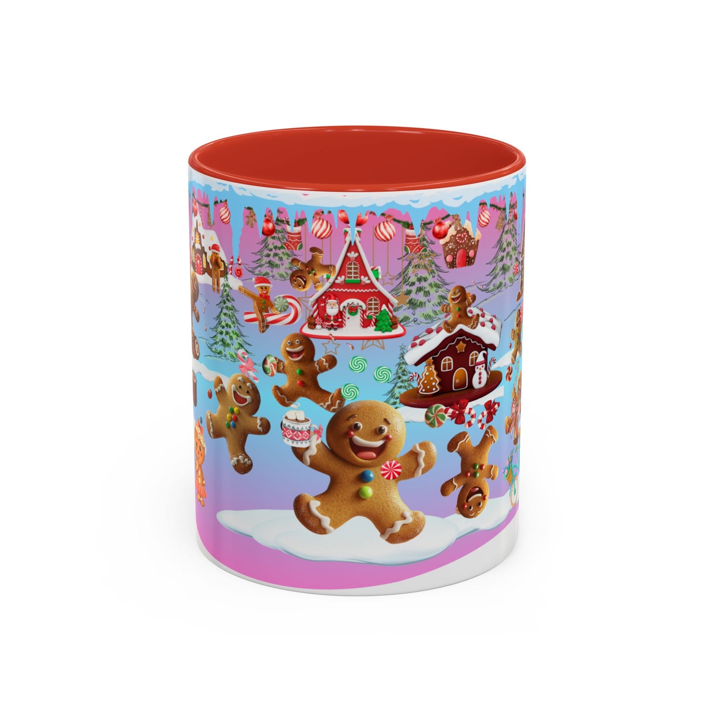 Coffee Mug - Gingerbreads Village Funny Design, 11oz & 15oz Funny Mug - lets give it a whirl