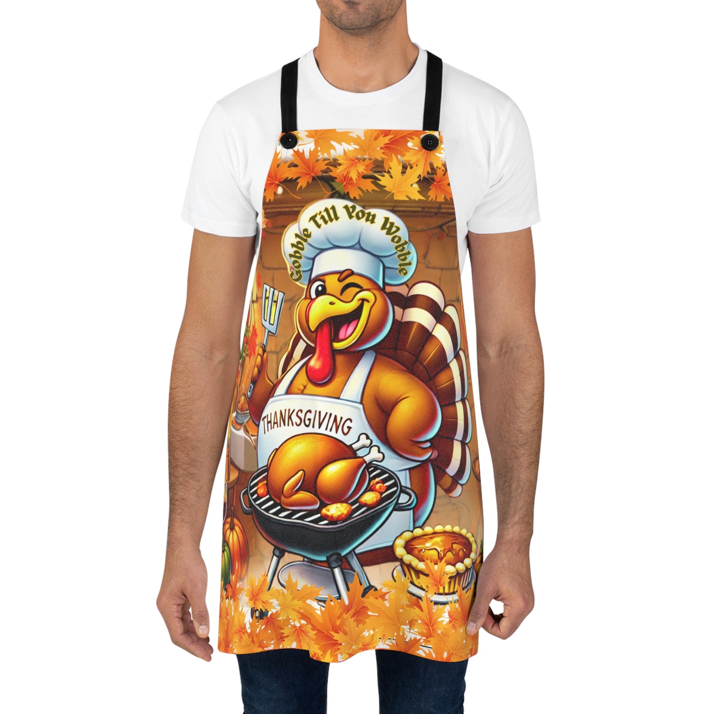 All Over Print Apron - Custom Design Poly Twill Cooking Apron