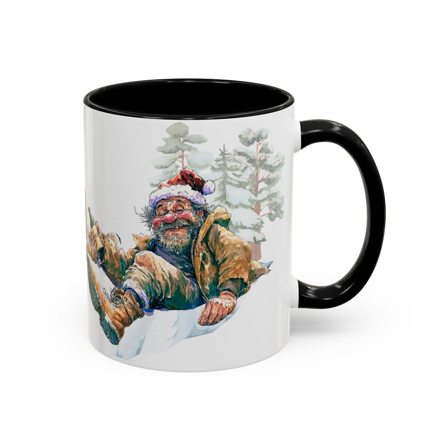 Accent Mug - Stylish & Functional Ceramic Coffee/Tea Cup (11, 15oz) - lets give it a whirl