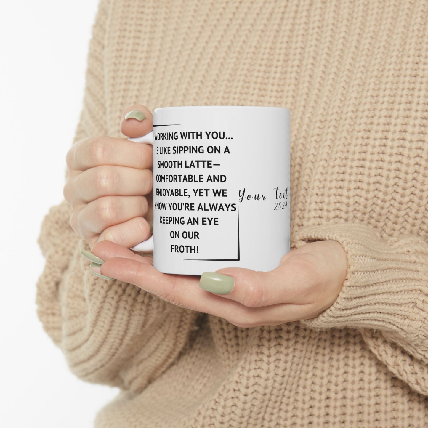 Funny Boss Ceramic Mug, Christmas Funny Gift , For your Boss