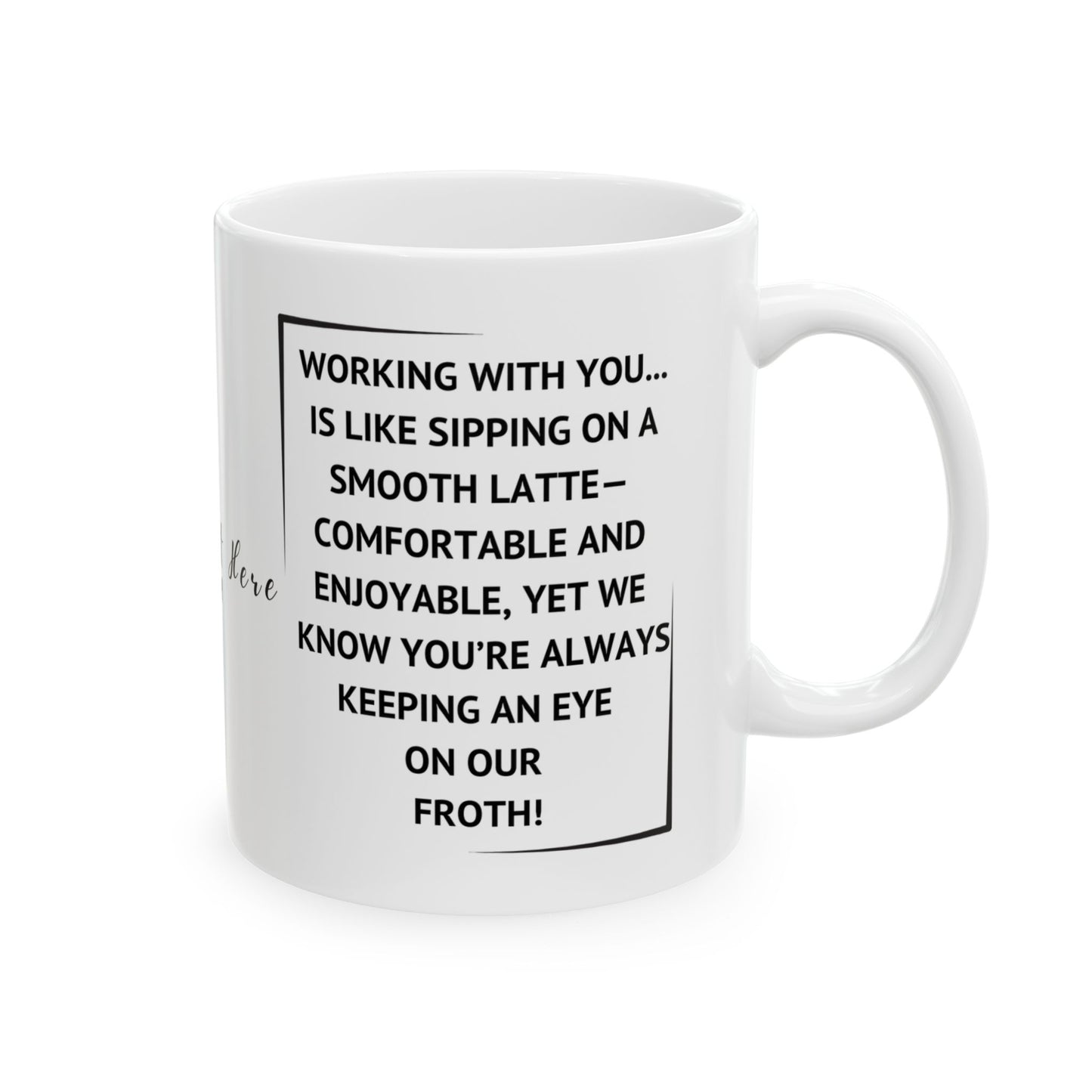 Funny Boss Ceramic Mug, Christmas Funny Gift , For your Boss