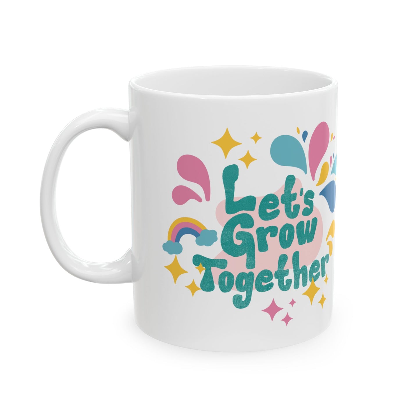 Ceramic Mug, (11oz, 15oz) - lets give it a whirl