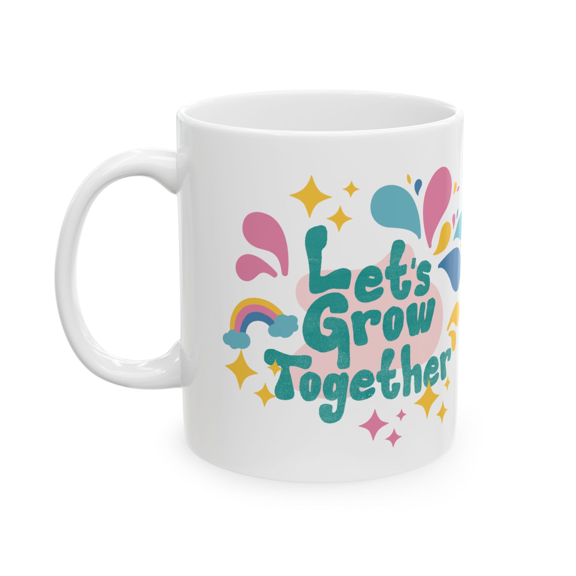 Ceramic Mug, (11oz, 15oz) - lets give it a whirl