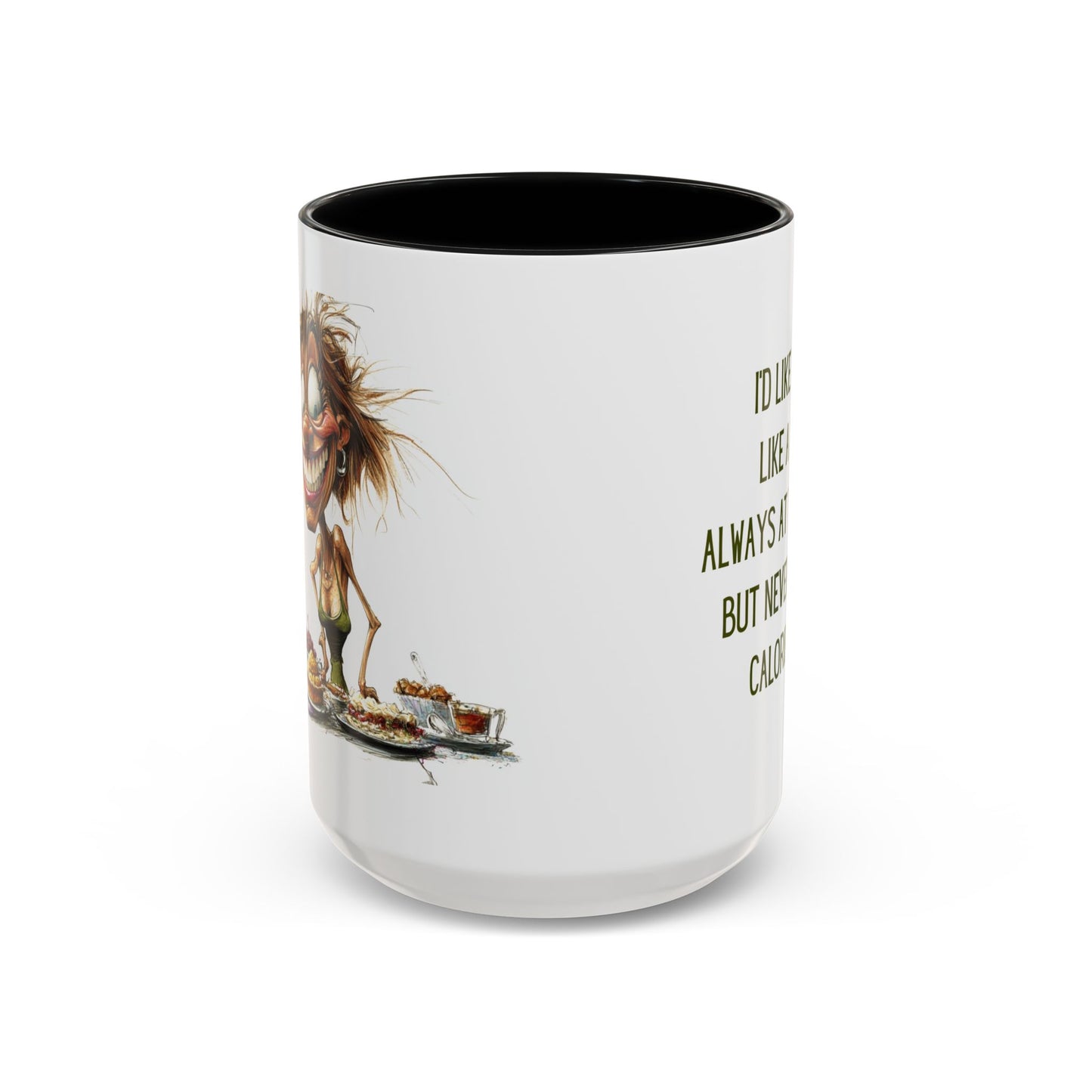Coffee Mug - Funny Gift, I'd Like To Be Like A Diet - lets give it a whirl
