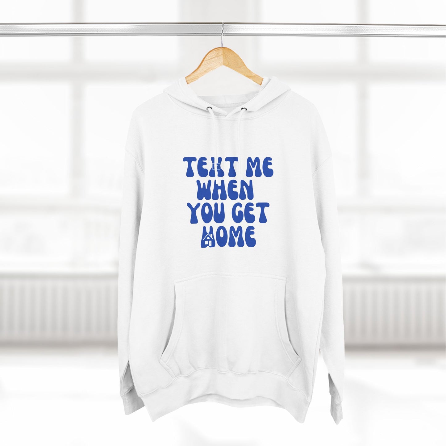 Three-Panel Fleece Hoodie