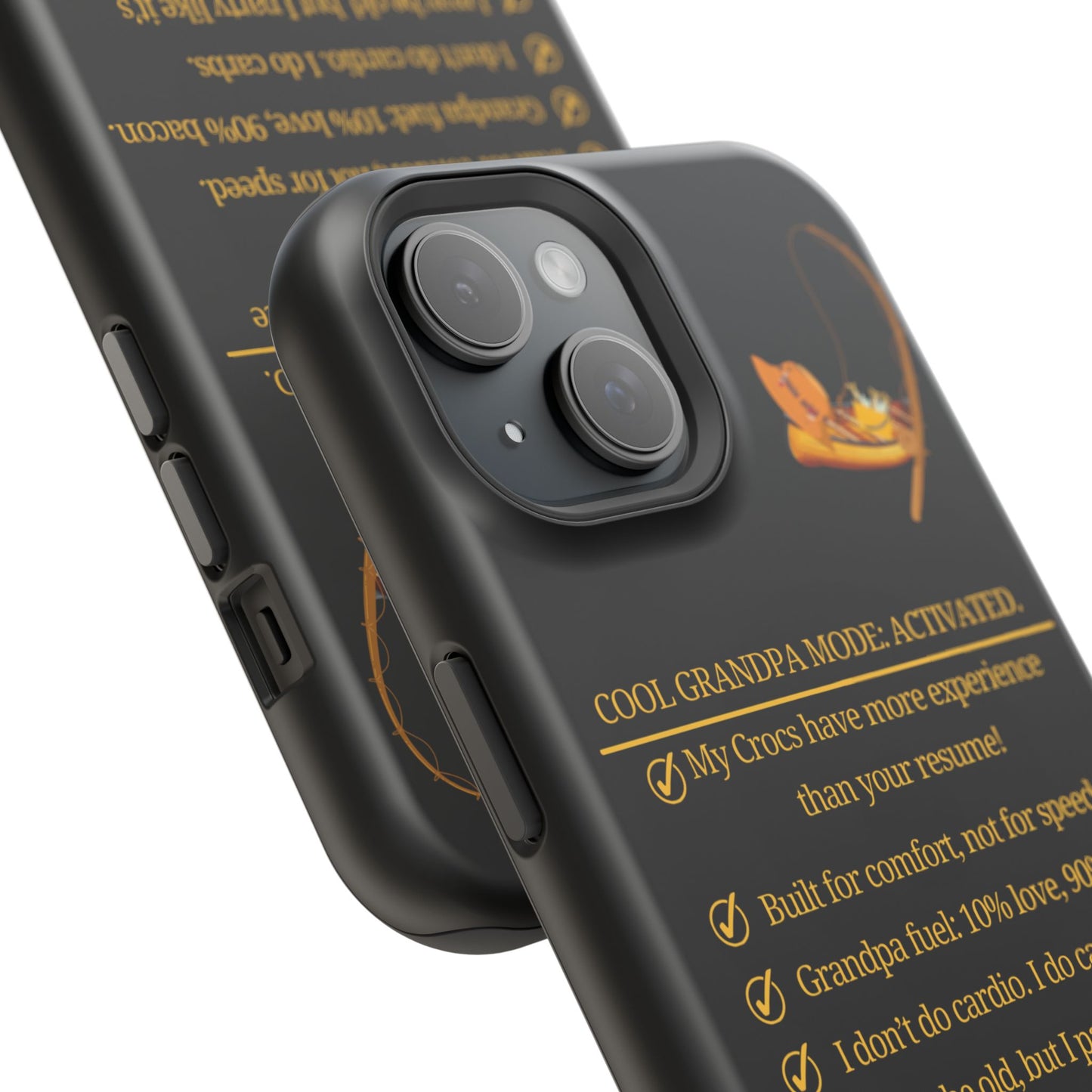 Phone Case - Cool Grandpa Mode: Activated Magnetic Tough Case with Funny Quotes