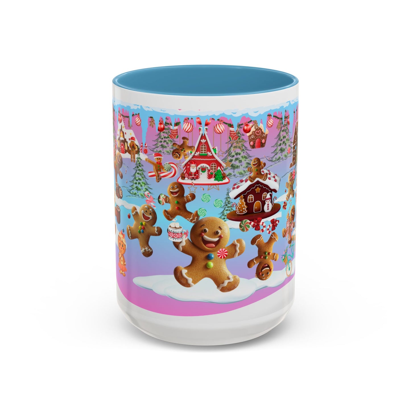 Coffee Mug - Gingerbreads Village Funny Design, 11oz & 15oz Funny Mug - lets give it a whirl