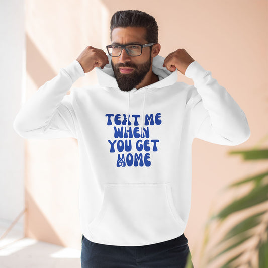 Three-Panel Fleece Hoodie