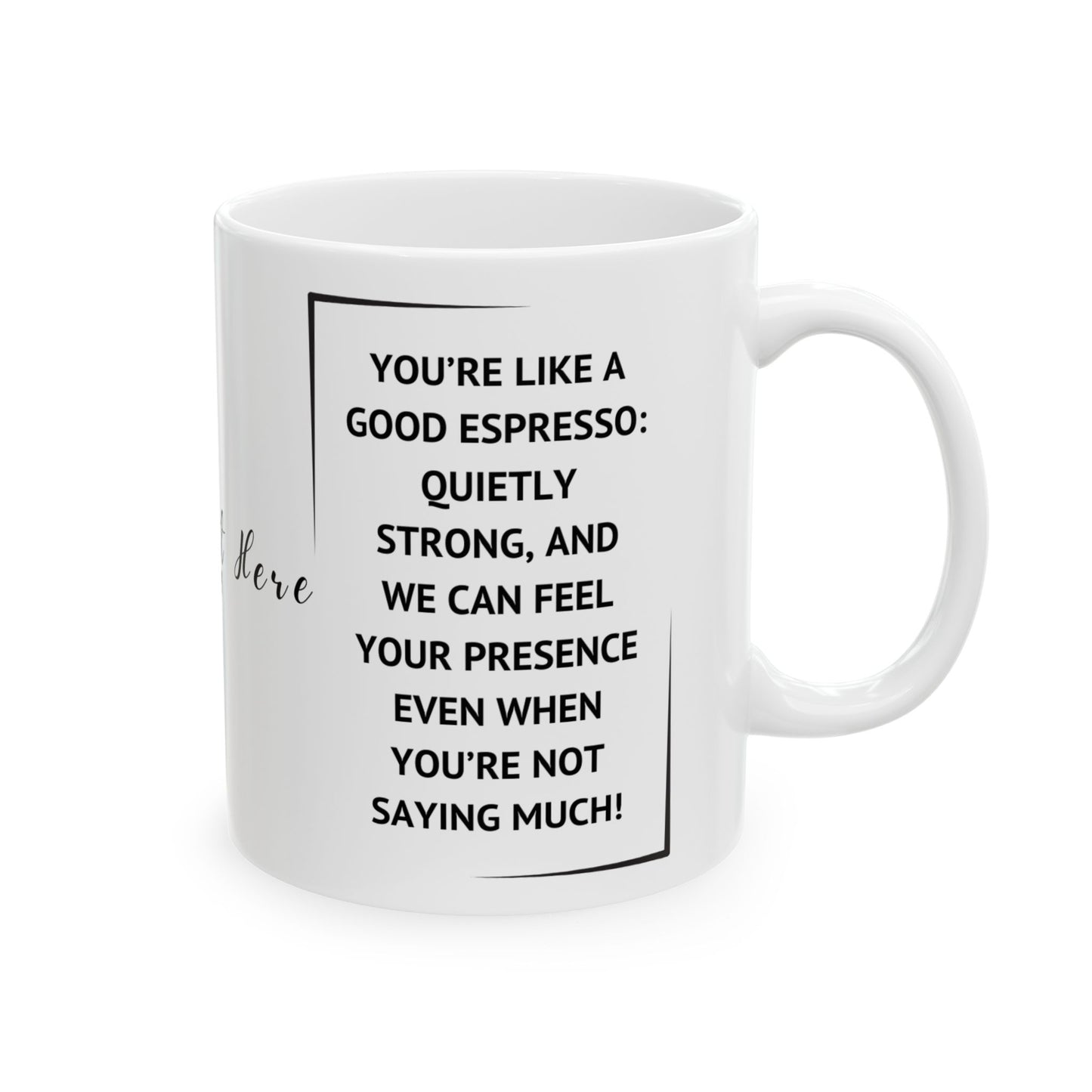 Funny Boss Ceramic Mug (11oz, 15oz) - Perfect Gift for Boss's Day and Office Celebrations - lets give it a whirl