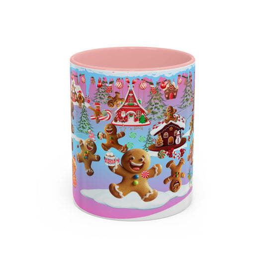 Coffee Mug - Gingerbreads Village Funny Design, 11oz & 15oz Funny Mug - lets give it a whirl