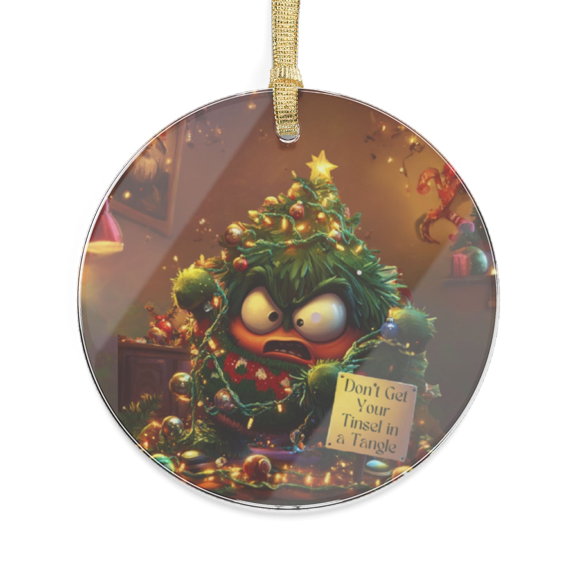 Acrylic Ornaments Don’t Get Your  Tinsel in  a Tangle - lets give it a whirl