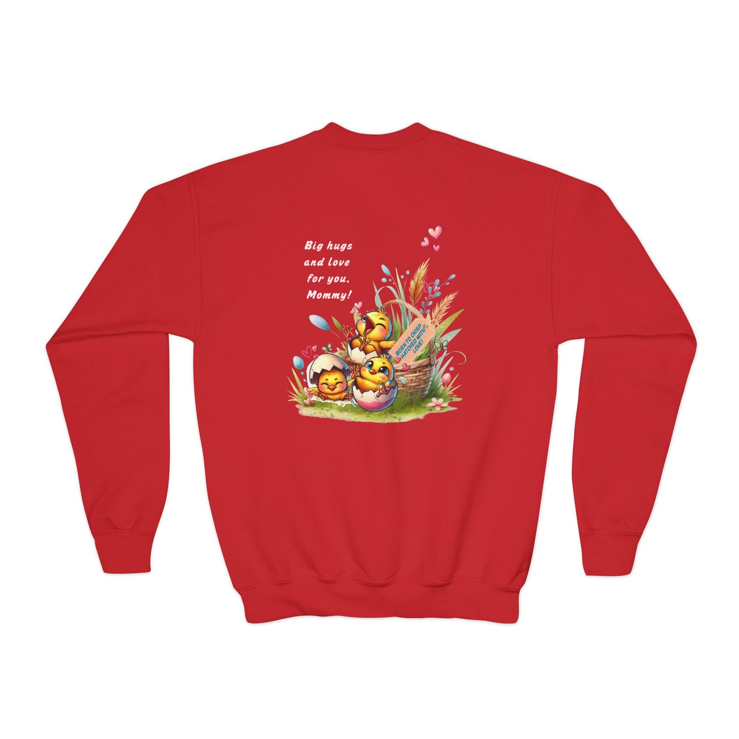 Funny Emotional Messages Youth Crewneck Sweatshirt - Perfect Gift for Mother's Day