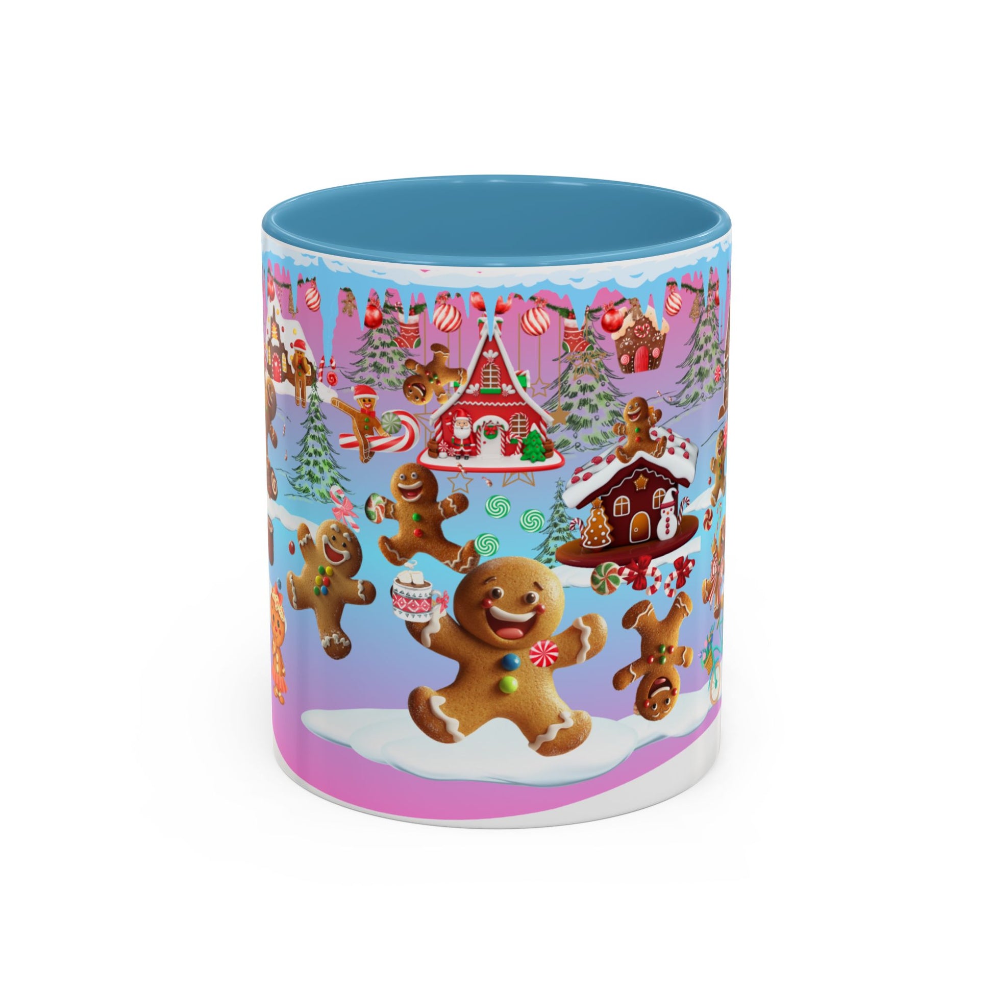 Coffee Mug - Gingerbreads Village Funny Design, 11oz & 15oz Funny Mug - lets give it a whirl