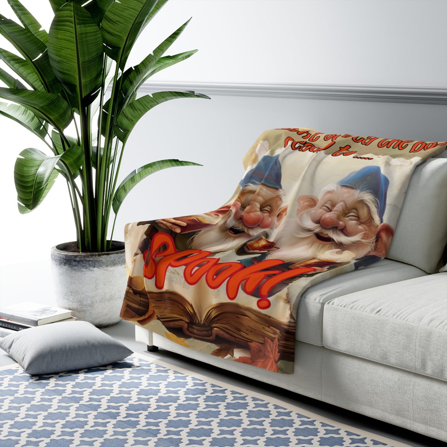 Straight Outta The book Ready To Spook - Sherpa Fleece Blanket