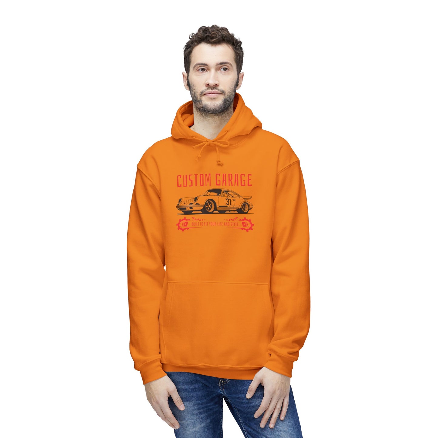 Unisex Hooded Sweatshirt, Made in US