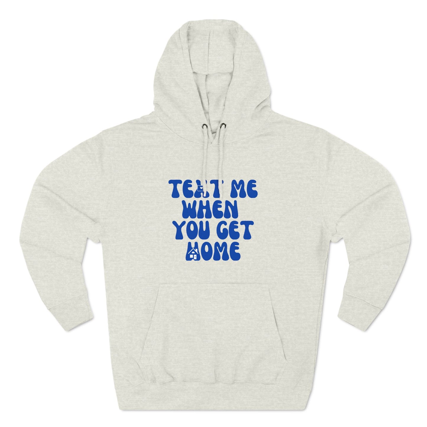 Three-Panel Fleece Hoodie
