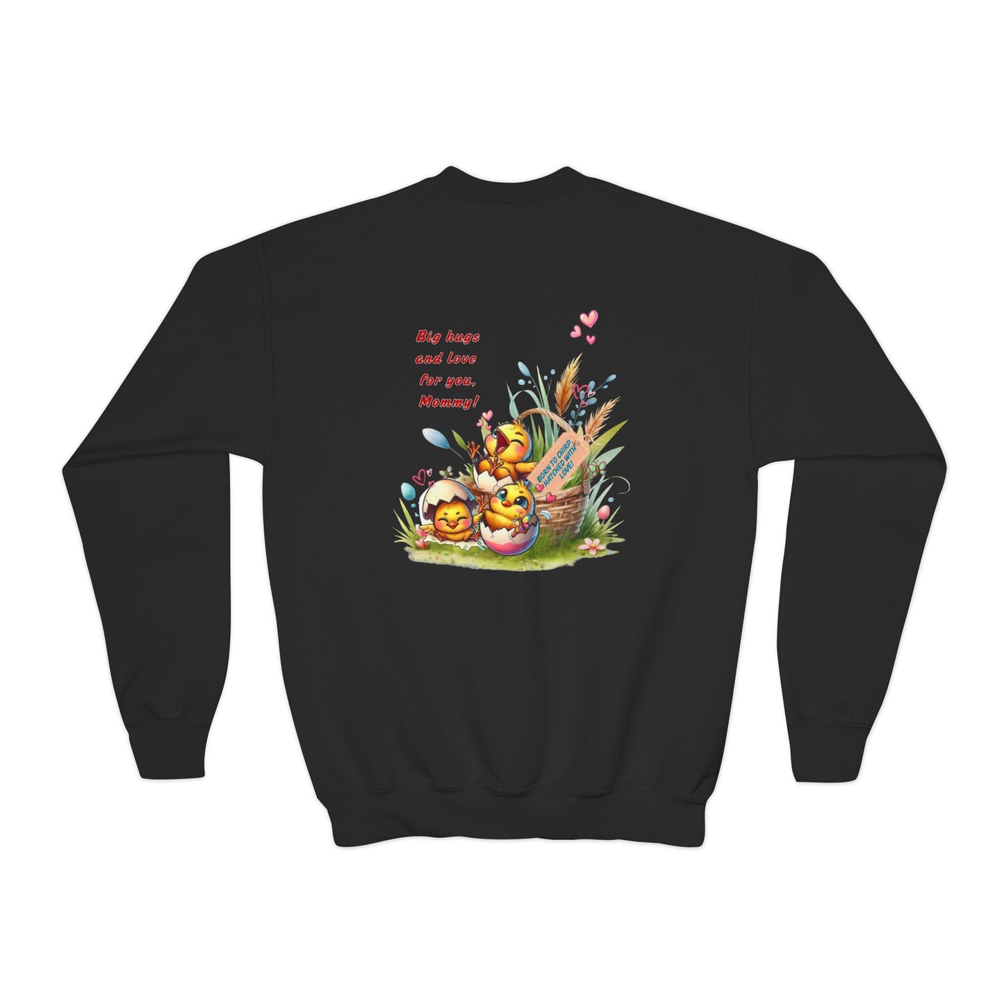 Funny Emotional Messages Youth Crewneck Sweatshirt - Perfect Gift for Mother's Day