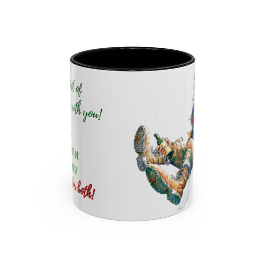 Accent Mug - Stylish & Functional Ceramic Coffee/Tea Cup (11, 15oz) - lets give it a whirl