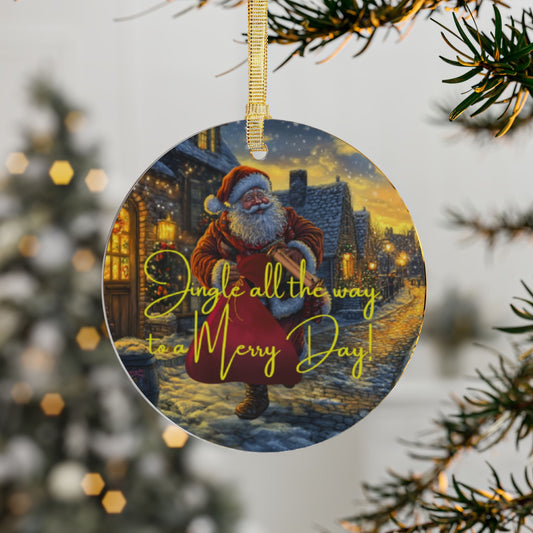 Acrylic Ornaments Bundle I Jingle All The Way To A Merry Day I Christmas Tree Decorations - lets give it a whirl