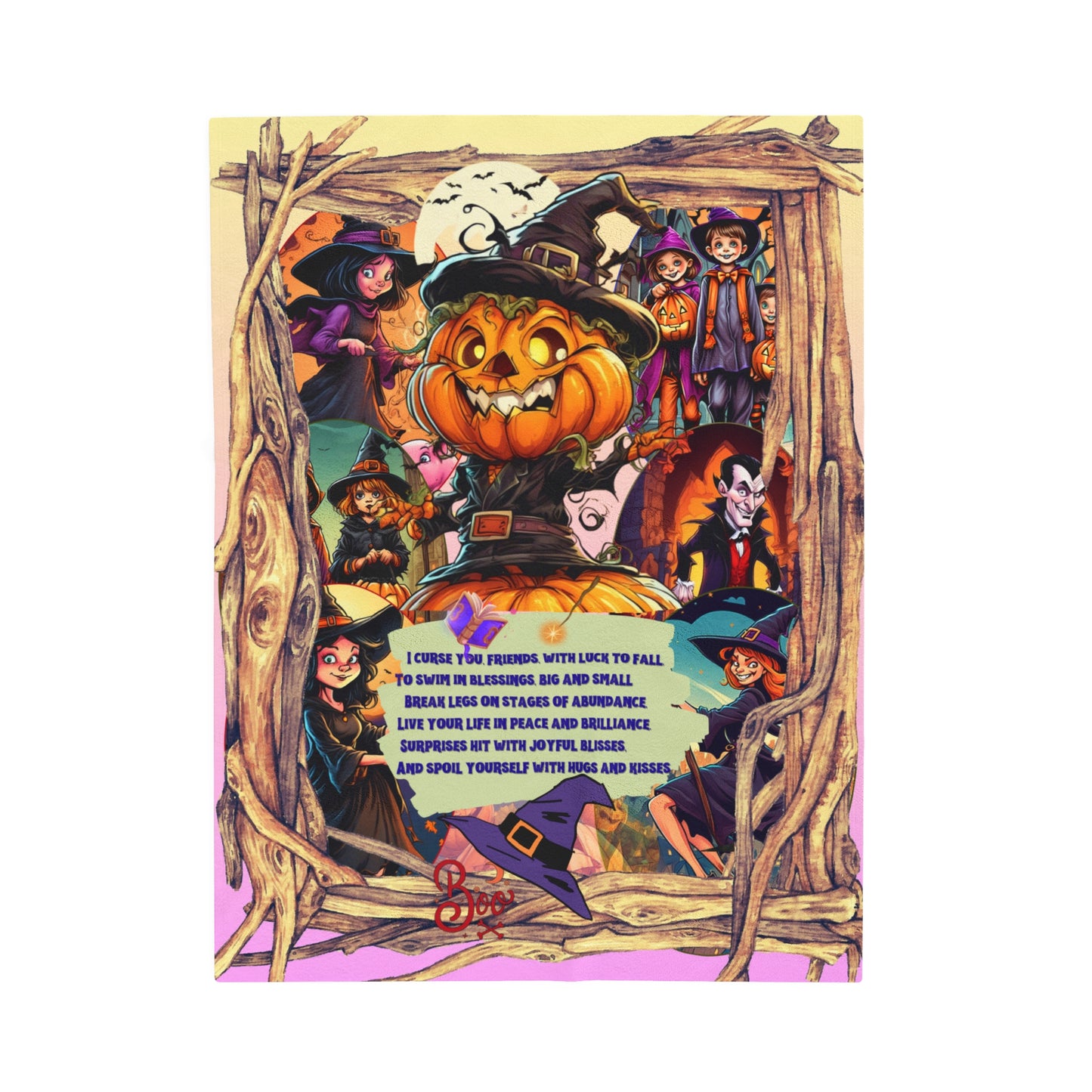 Good Witch - Curse Velveteen Plush Blanket