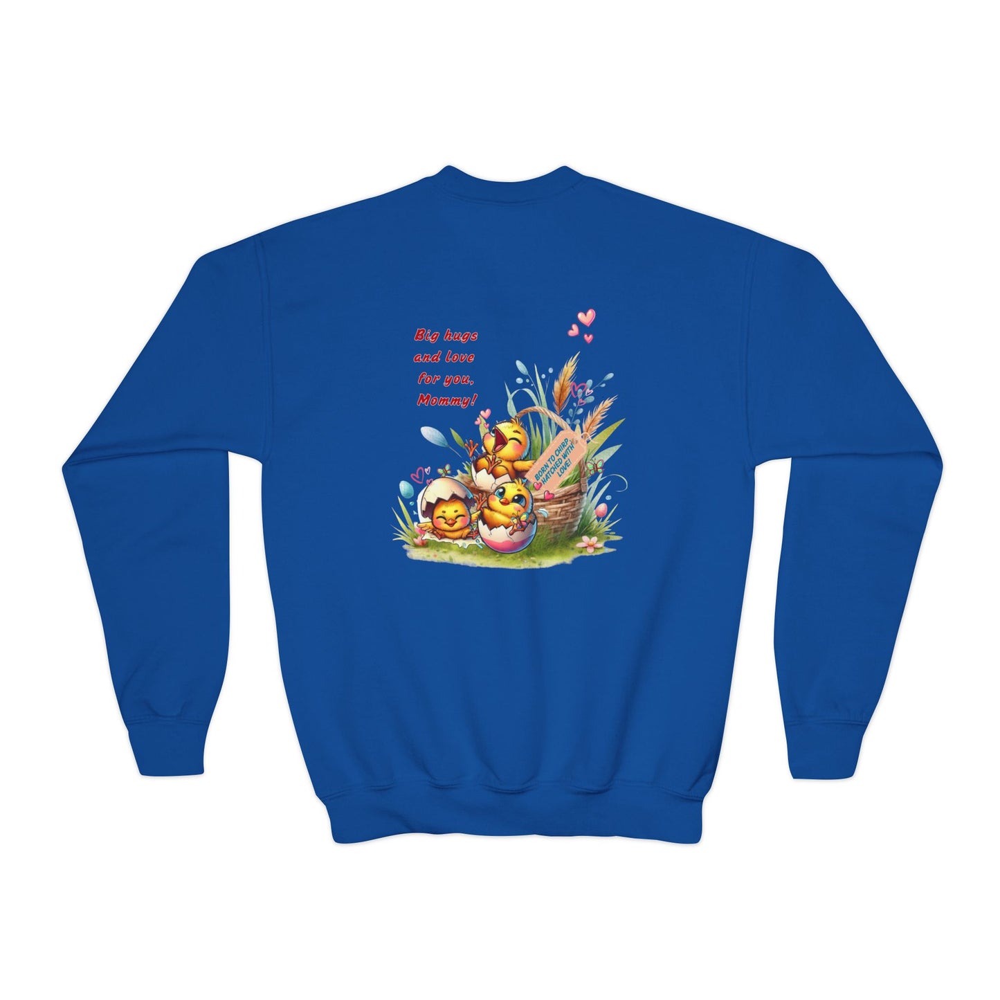 Funny Emotional Messages Youth Crewneck Sweatshirt - Perfect Gift for Mother's Day