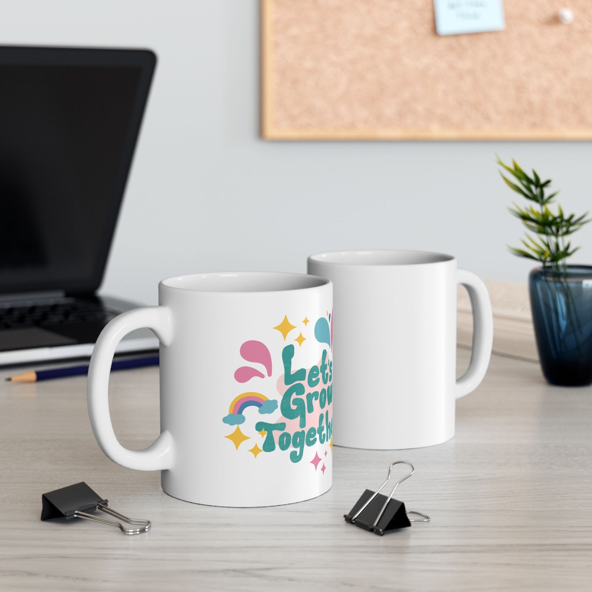 Ceramic Mug, (11oz, 15oz) - lets give it a whirl