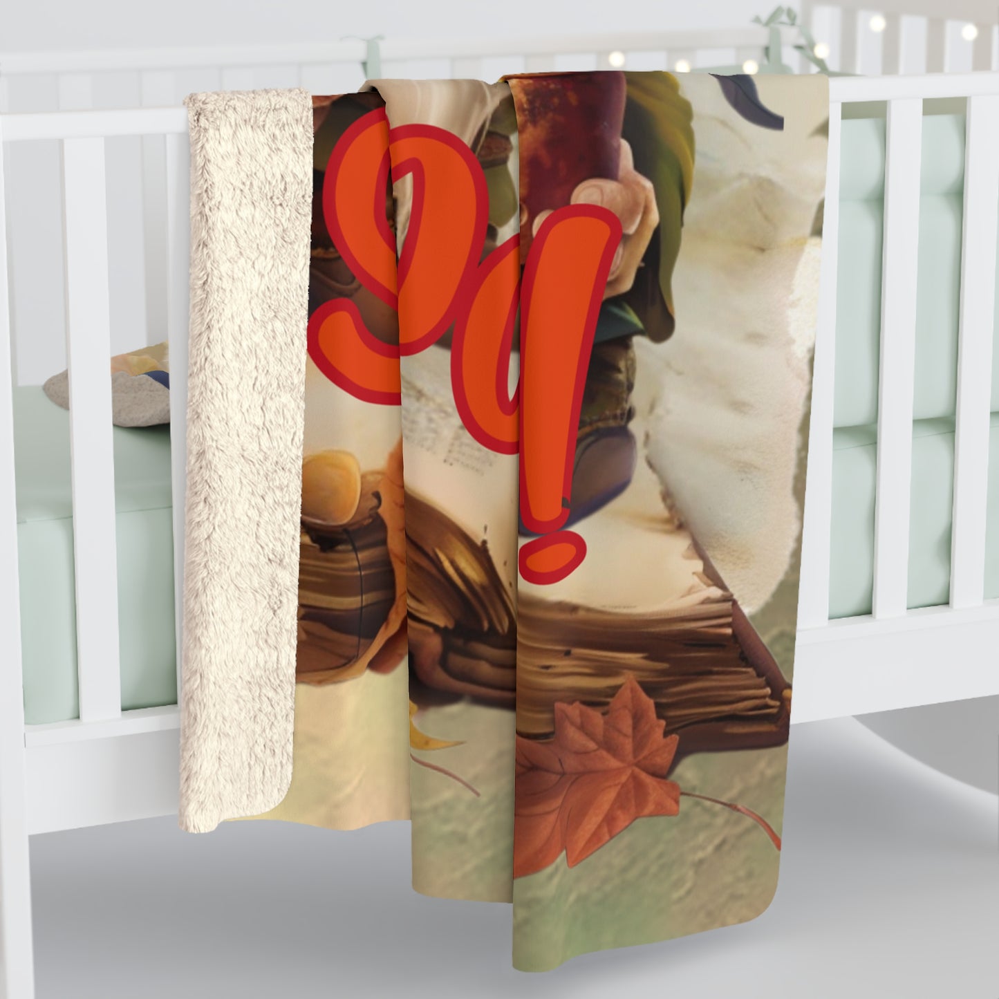 Straight Outta The book Ready To Spook - Sherpa Fleece Blanket