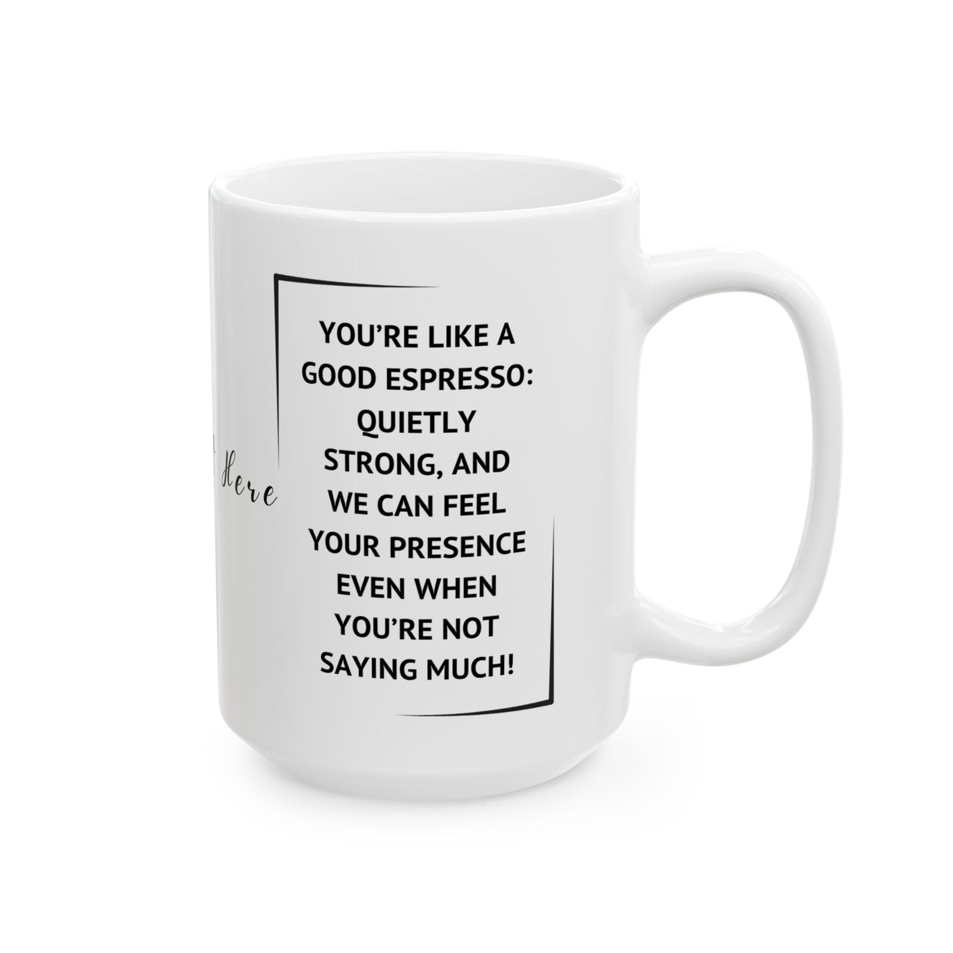 Funny Boss Ceramic Mug (11oz, 15oz) - Perfect Gift for Boss's Day and Office Celebrations - lets give it a whirl