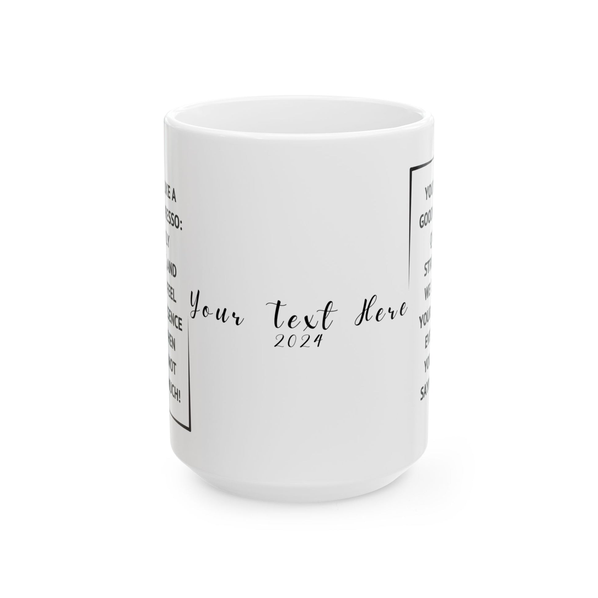 Funny Boss Ceramic Mug (11oz, 15oz) - Perfect Gift for Boss's Day and Office Celebrations - lets give it a whirl