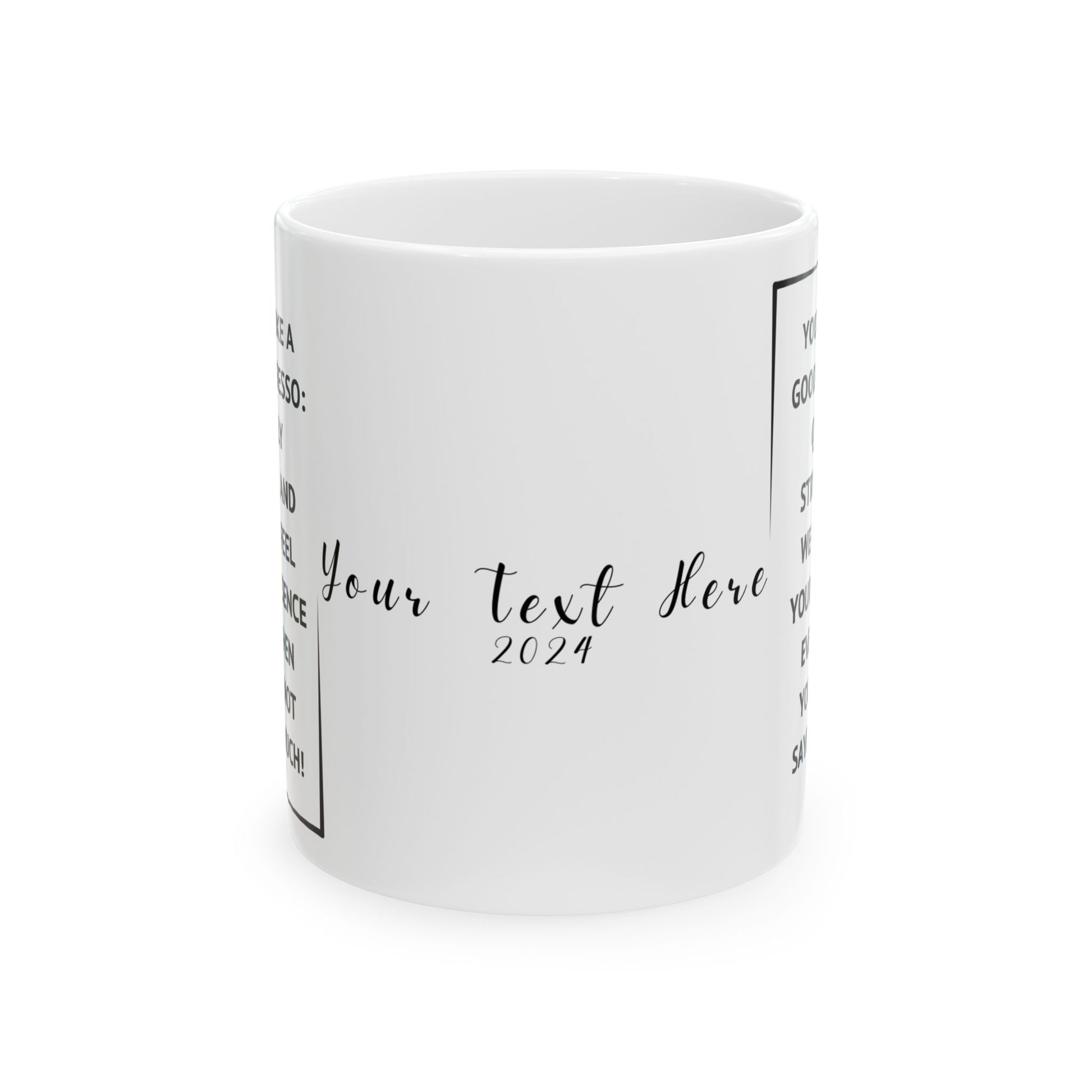 Funny Boss Ceramic Mug (11oz, 15oz) - Perfect Gift for Boss's Day and Office Celebrations - lets give it a whirl