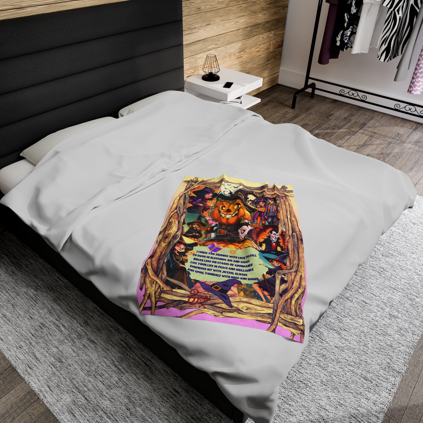 Good Witch - Curse Velveteen Plush Blanket
