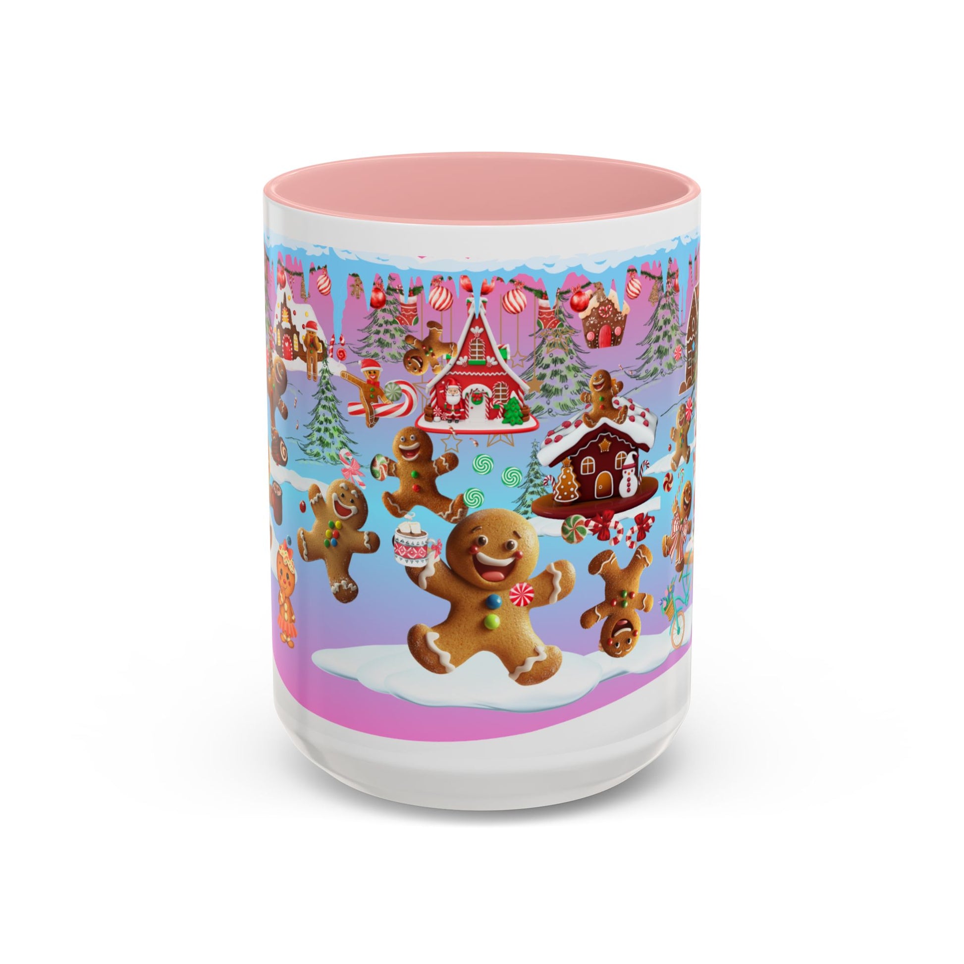 Coffee Mug - Gingerbreads Village Funny Design, 11oz & 15oz Funny Mug - lets give it a whirl