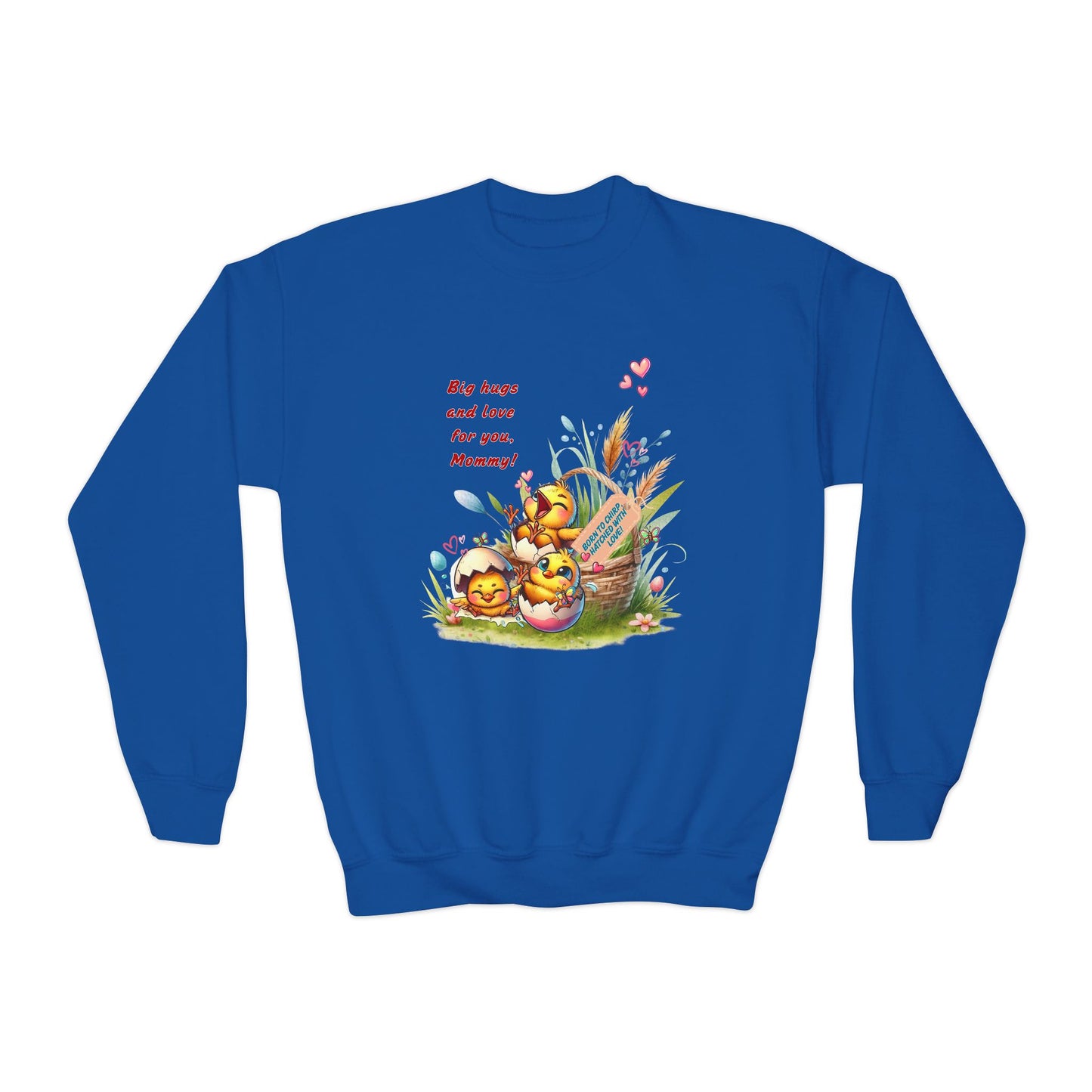 Funny Emotional Messages Youth Crewneck Sweatshirt - Perfect Gift for Mother's Day