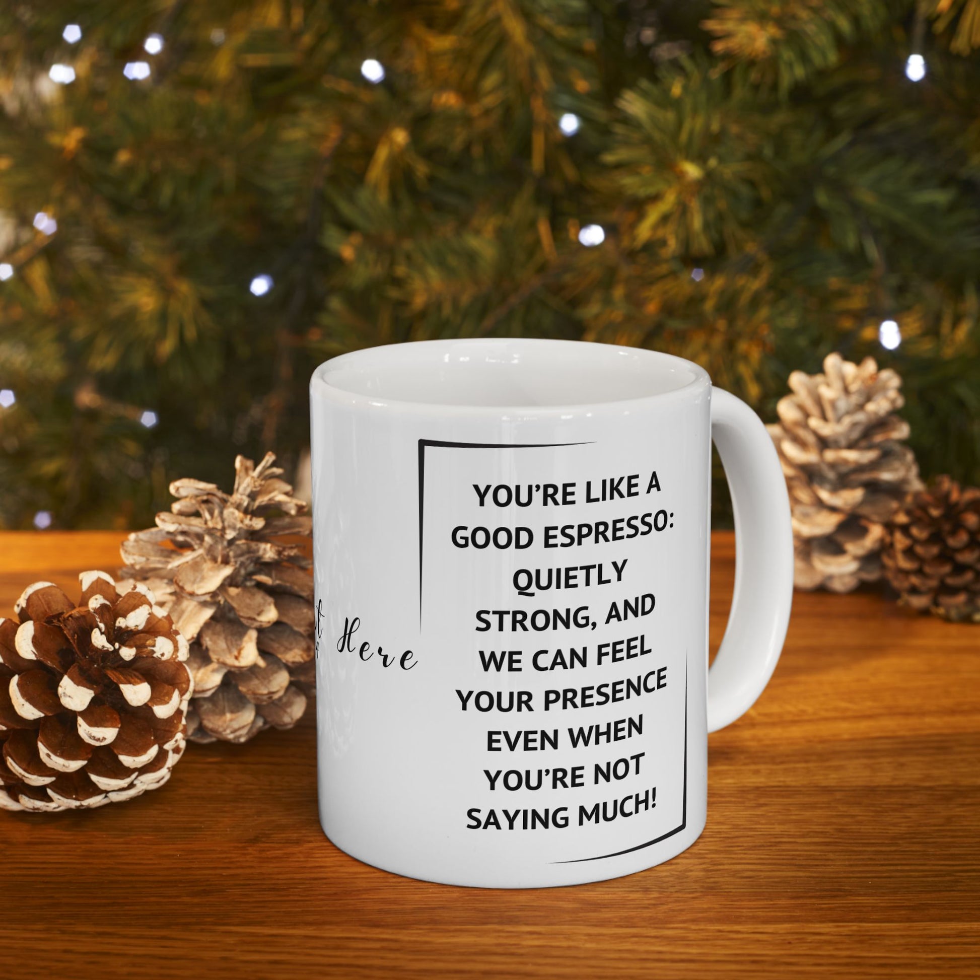 Funny Boss Ceramic Mug (11oz, 15oz) - Perfect Gift for Boss's Day and Office Celebrations - lets give it a whirl