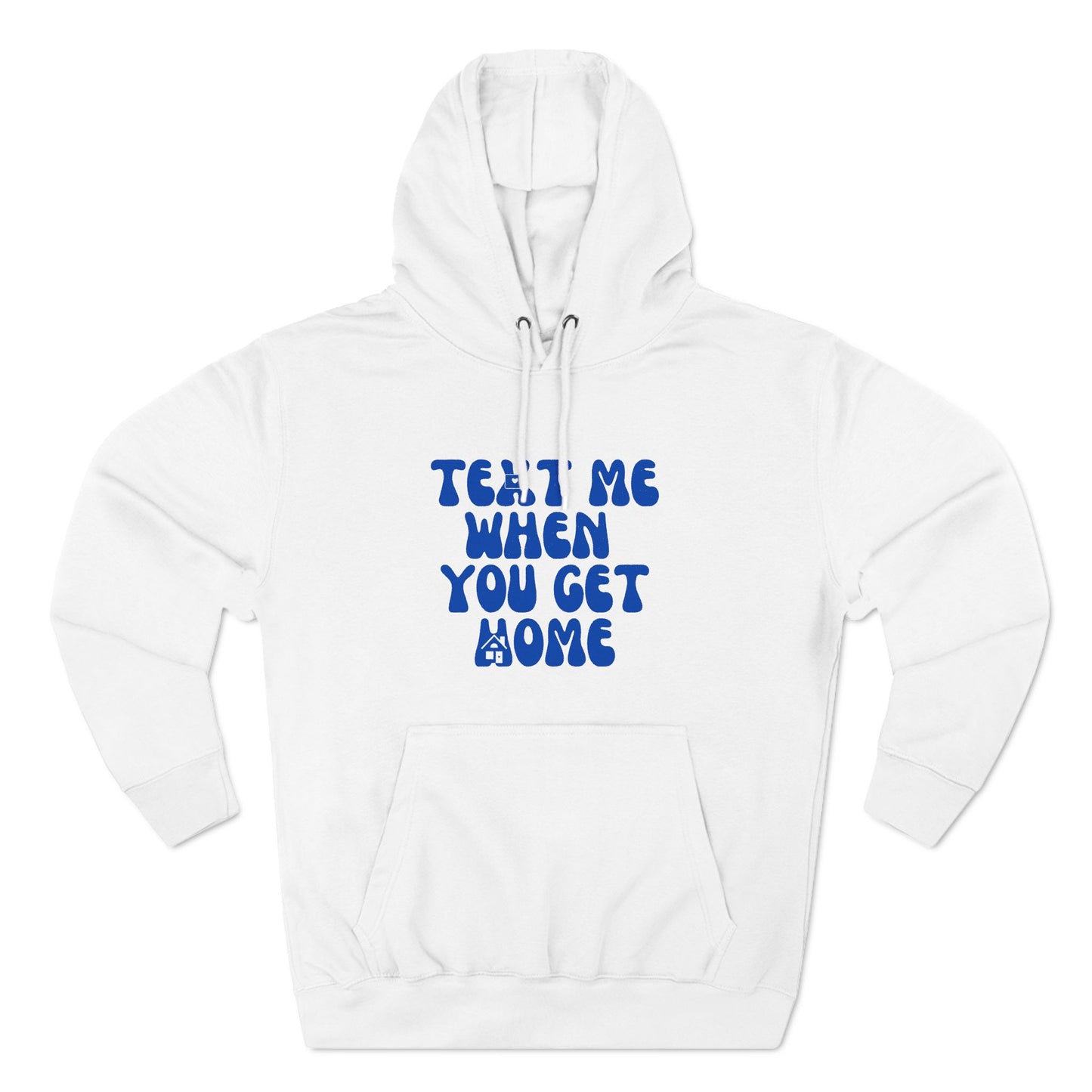 Three-Panel Fleece Hoodie