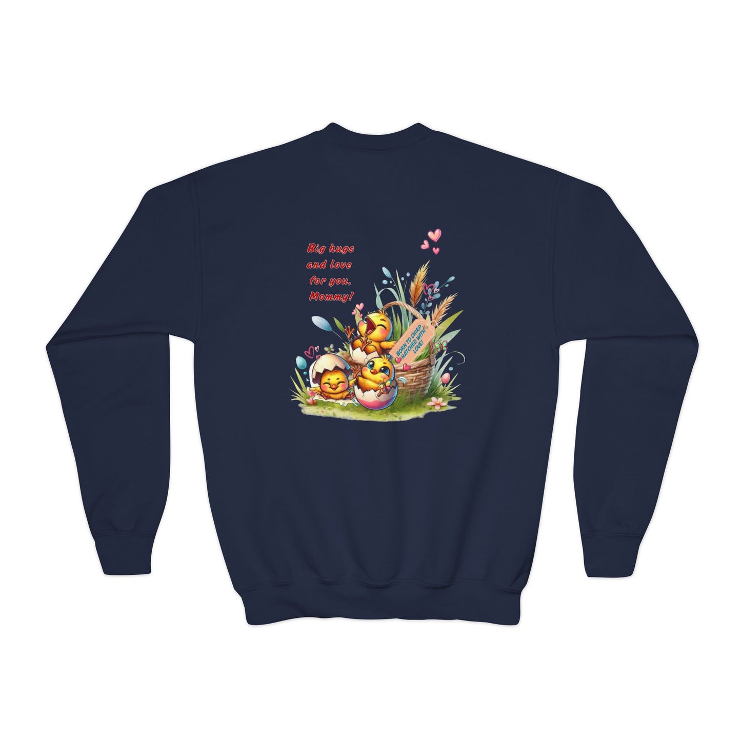 Funny Emotional Messages Youth Crewneck Sweatshirt - Perfect Gift for Mother's Day