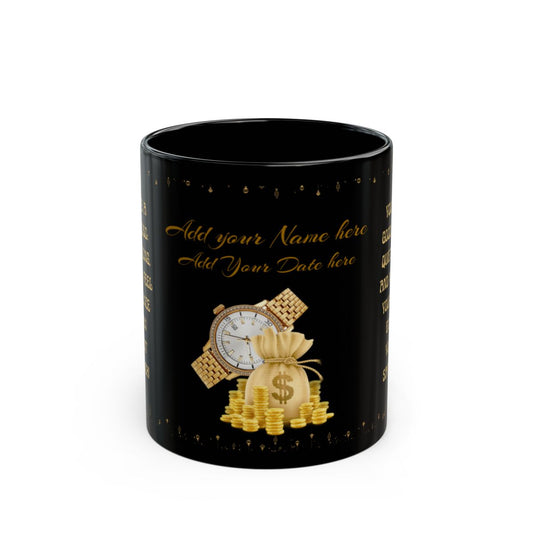 Luxury Black Mug (11oz, 15oz) Funny Boss Mug I Funny Gift For Boos Gift for Father Coworker Funny Office Gift