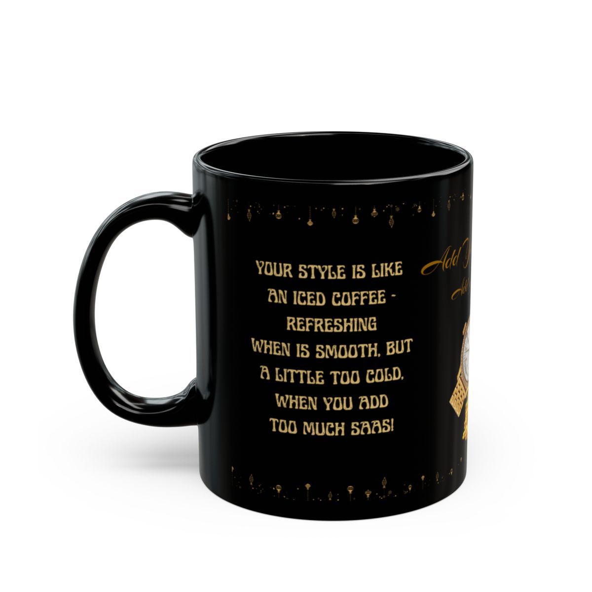 Luxury Black Mug (11oz, 15oz) Mug Funny Boss Season I Ceramic Mug Funny Gift for Boss Perfect gift for Coworkers