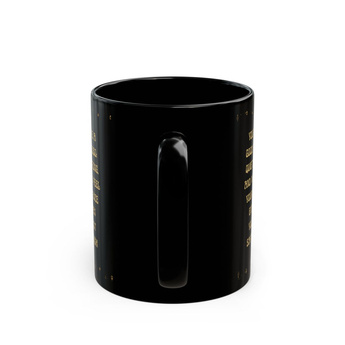 Luxury Black Mug (11oz, 15oz) Funny Boss Mug I Funny Gift For Boos Gift for Father Coworker Funny Office Gift
