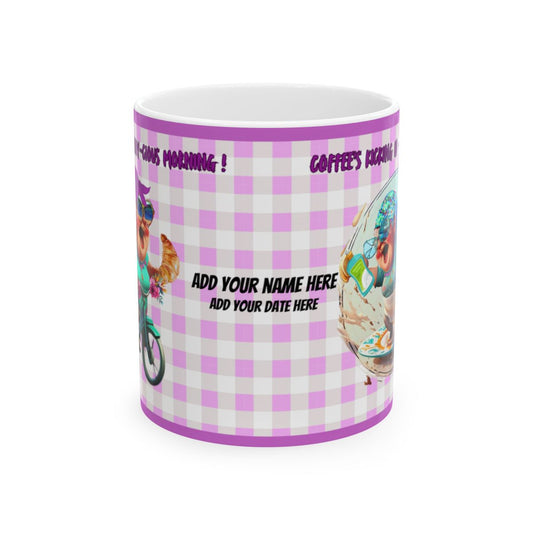 Ceramic Mug Crazy Granny Funny Design 11oz 15oz Happy Crazy-Granny-cious Coffee Kitchen Cleaningc Mug, (11oz, 15oz) - lets give it a whirl