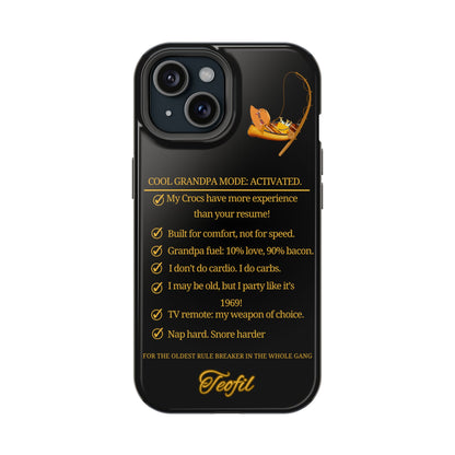 Cool Grandpa Mode Activated Phone Case - Funny Gift for Grandpa