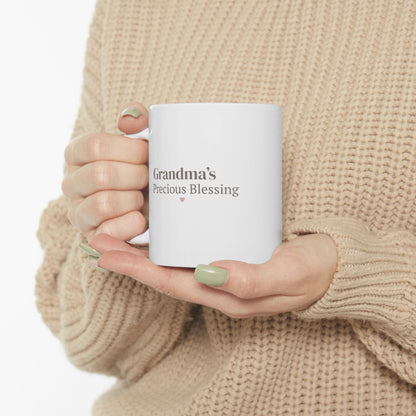 Grandma’s Precious Blessing Mug – You Are My Little Miracle – Gift from Grandma