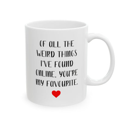 To My Husband Ceramic Mug 11oz/15oz - Romantic Gift for Him